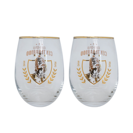 Set Dos Vasos Centenario Colo Colo