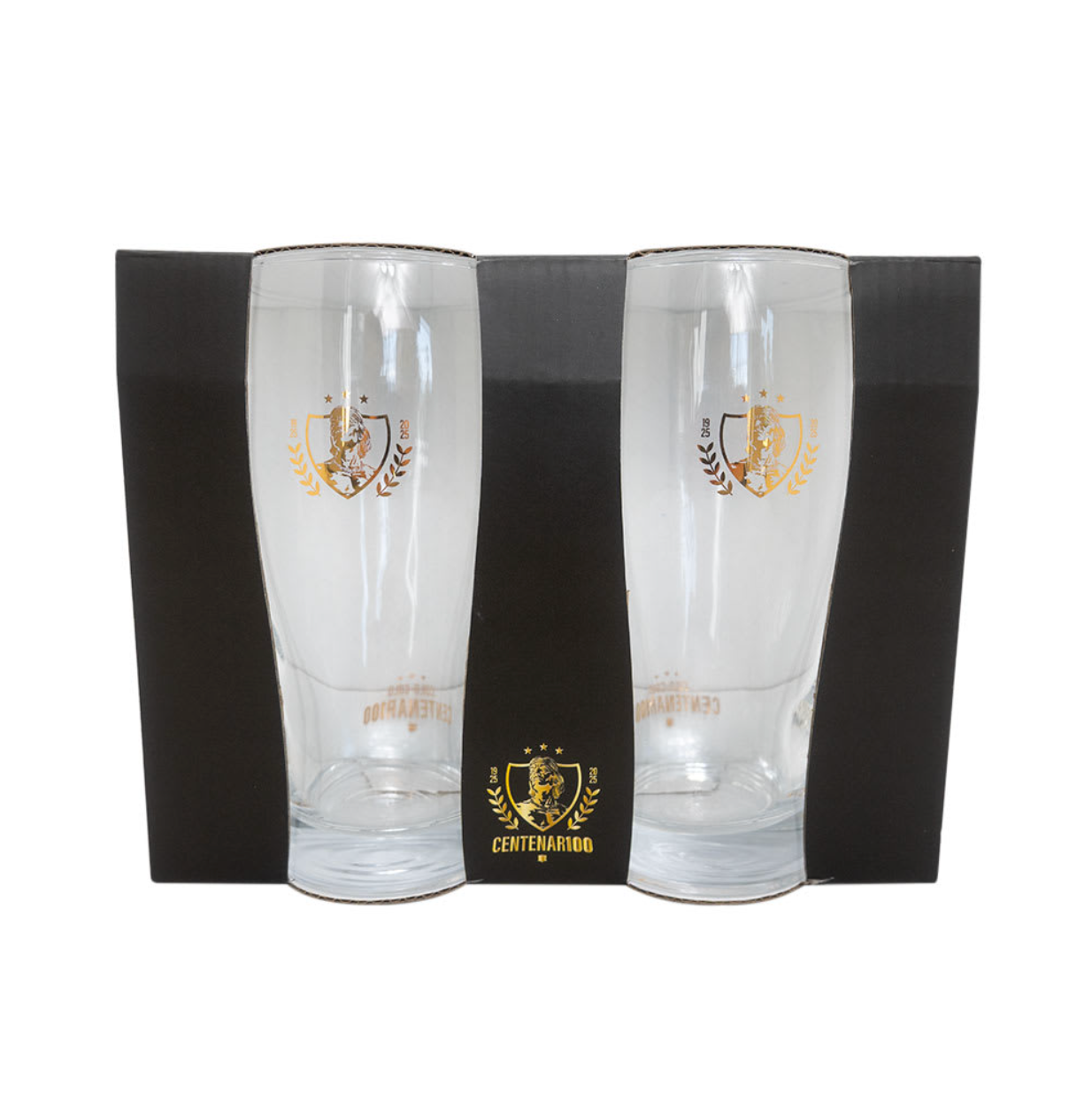 Set Dos Vasos Shopero Centenario Colo Colo