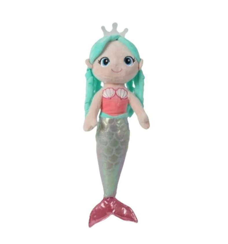 Muñeca Sirena 48cm Turquesa