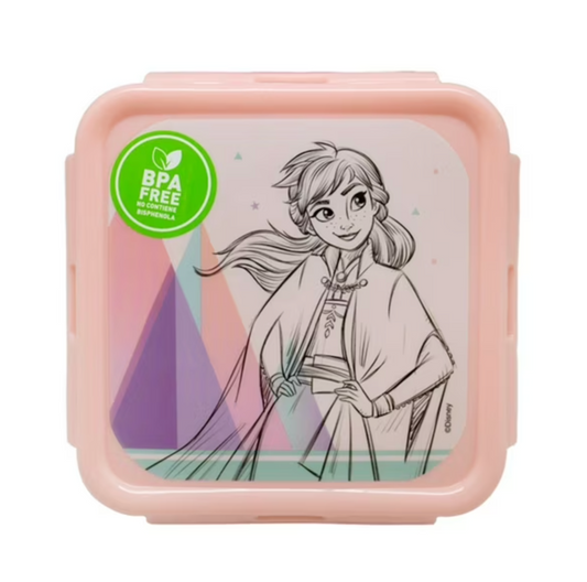 Hermetico Cuadrado 500ml Frozen Elsa