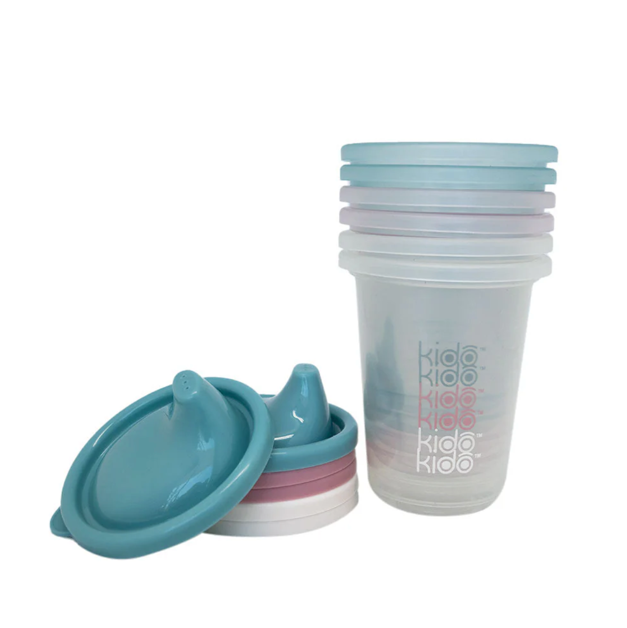 x Mayor Set 6 Vasos Reutilizables Kido