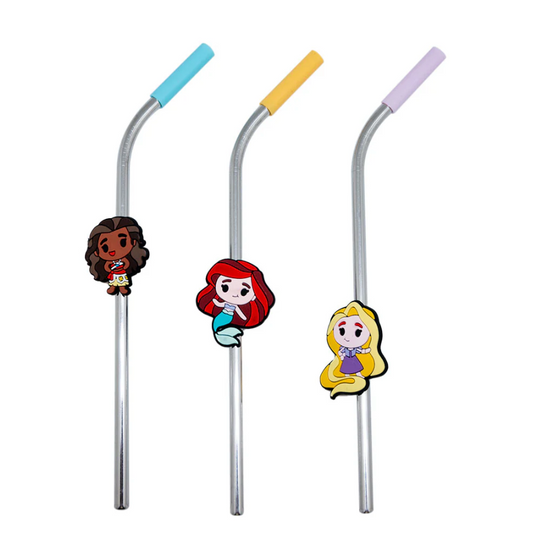 Set 3 Bombillas Princesas Ariel - Rapunzel - Moana