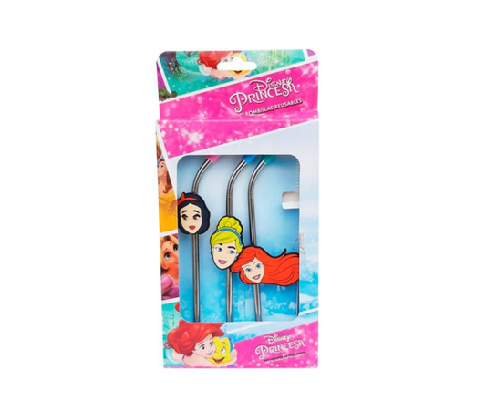 Set 3 Bombillas Princesas Ariel - Cenicienta - Blanca Nieves