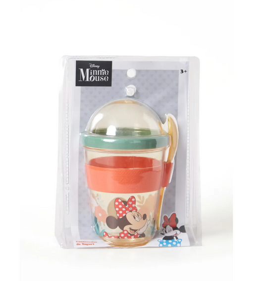 Vaso Yoghurt Minnie Mouse Coral
