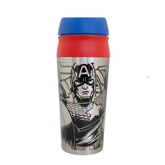 Vaso Mug Boton Avengers