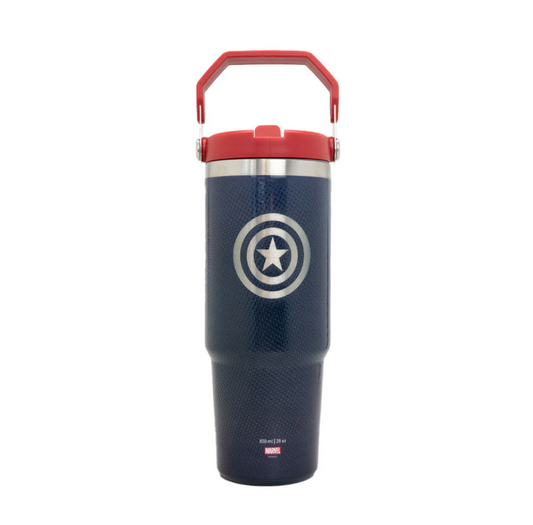 Botella Termica Mango 850ml Capitan America Marvel