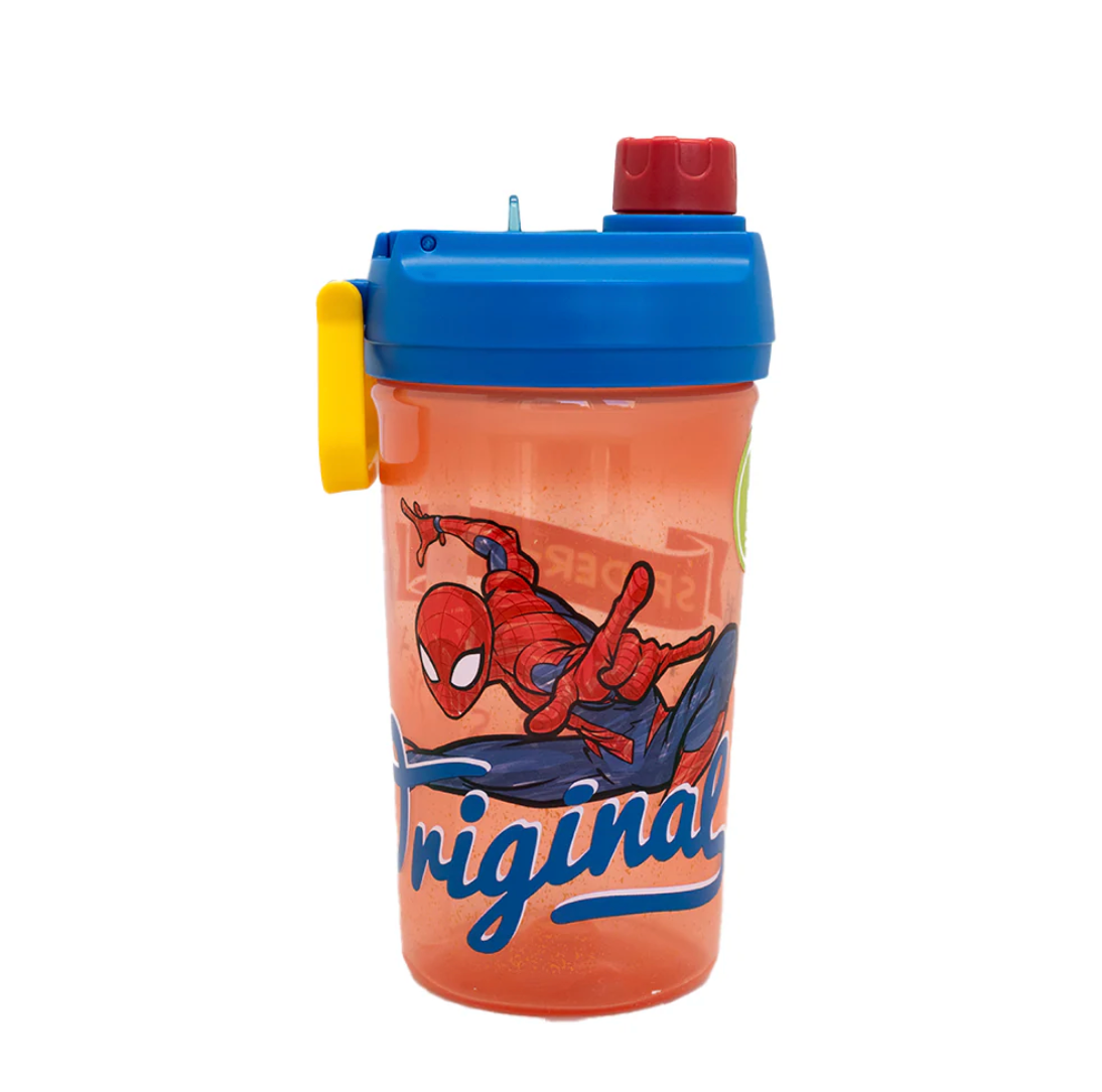 Botella Doble Lid Spiderman