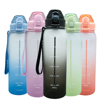 Botella Medidas Rubber 1 Litro Keep
