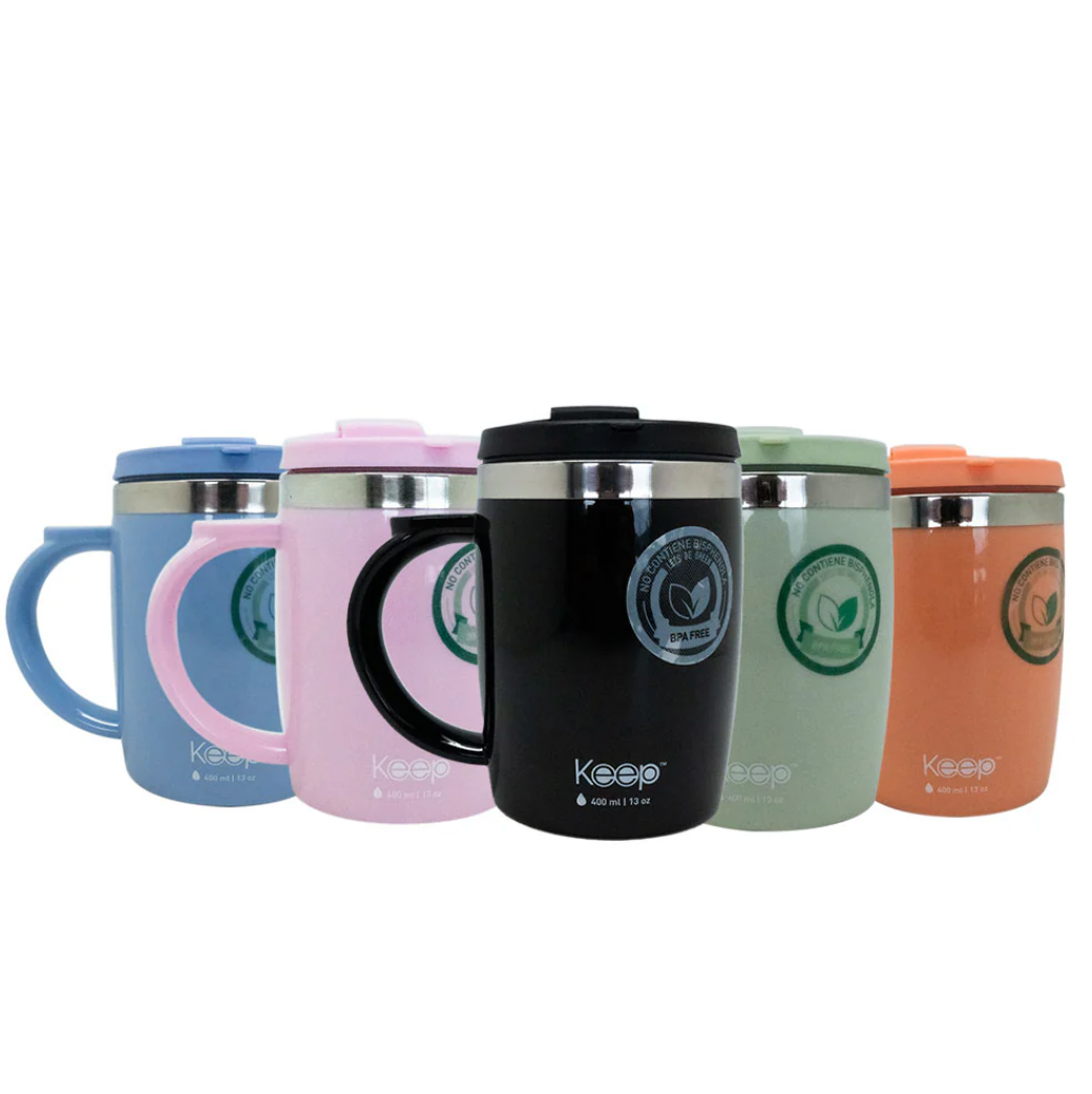 Mug Termo Keep Colores 400ml