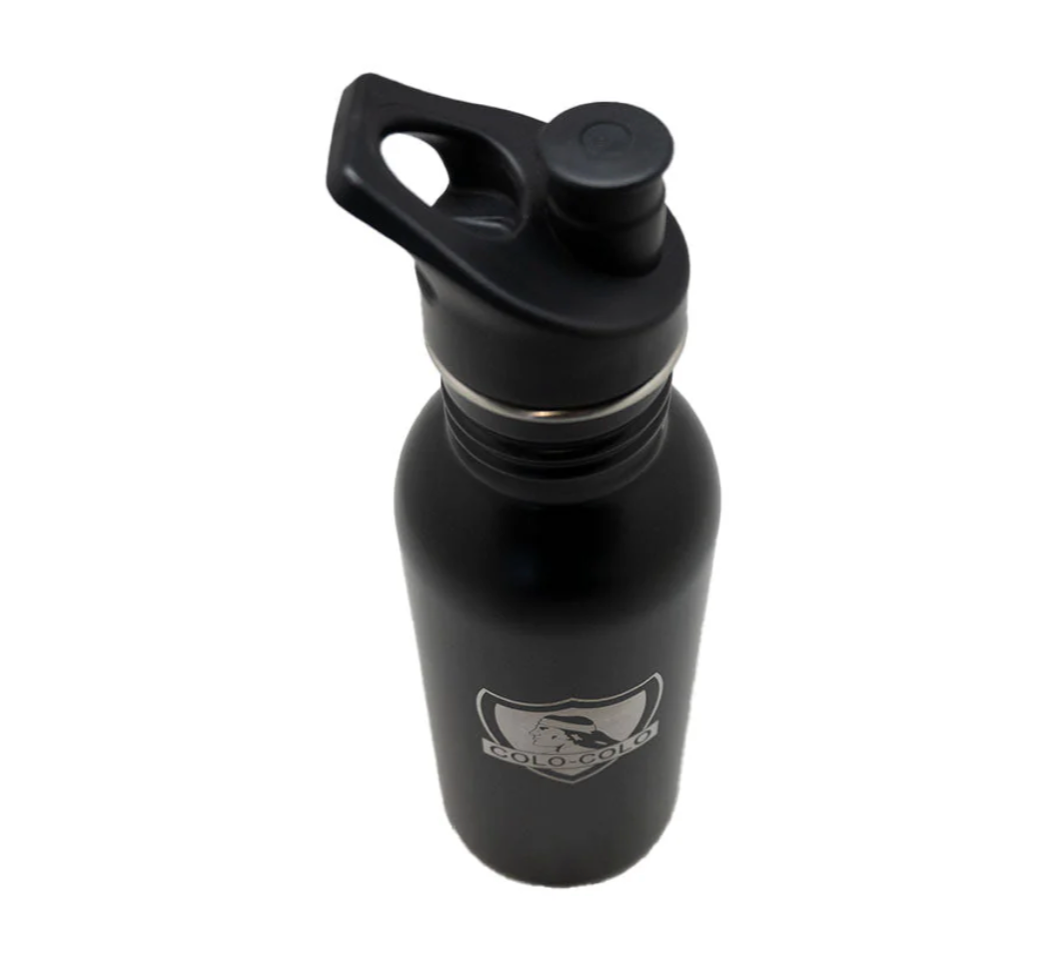 x Mayor Botella Metalica 600ml Colo Colo
