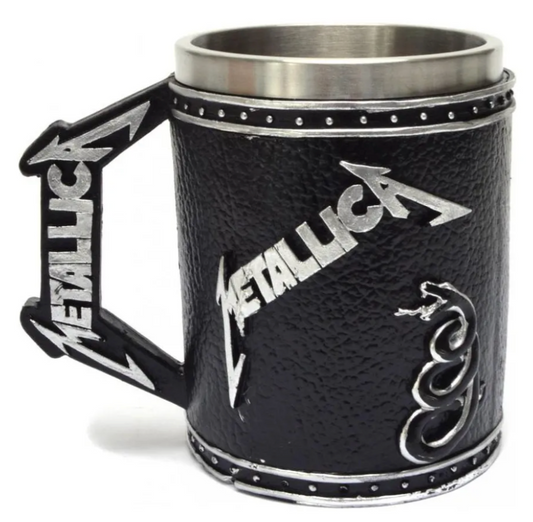 Tazon Resina Rock Metallica