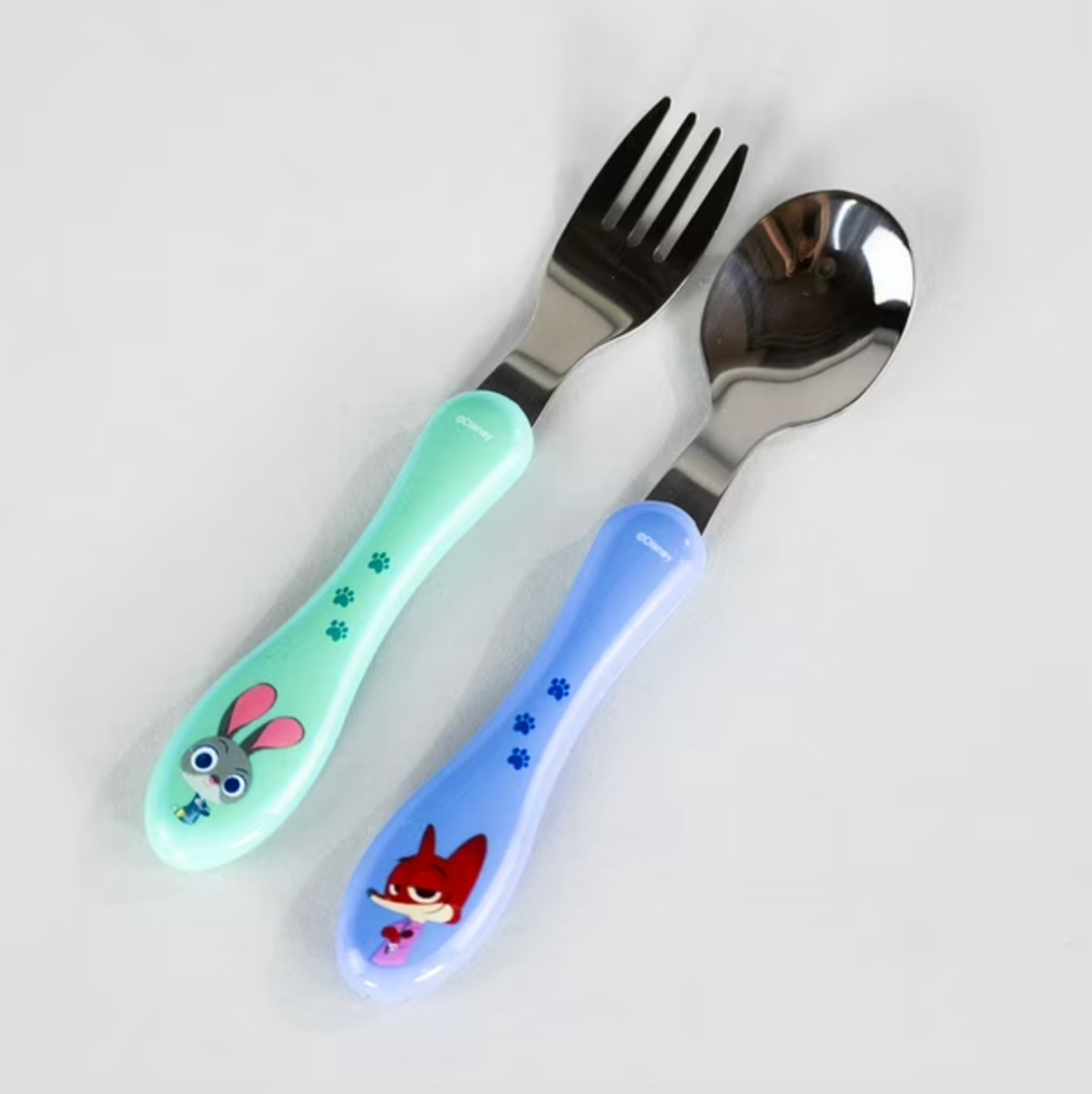 Set Cubiertos Metalicos Zootopia