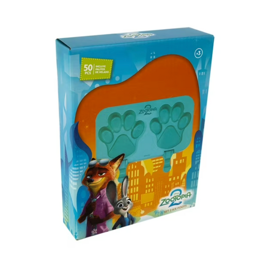 Set 2 IceFoots Moldes de Helado Zootopia