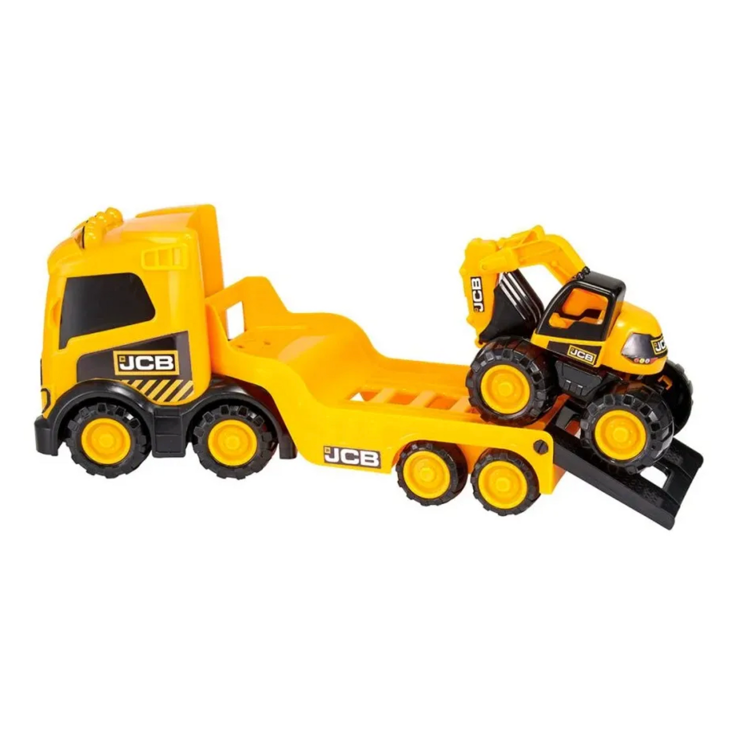 Teamsterz Camion Mega Transportador Con Excavadora