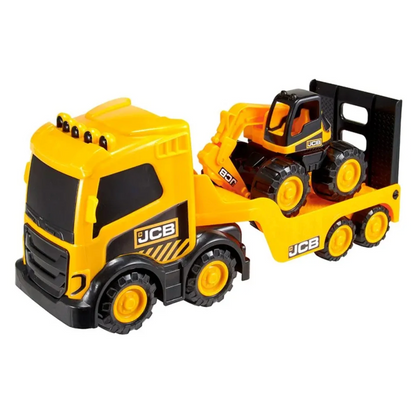 Teamsterz Camion Mega Transportador Con Excavadora