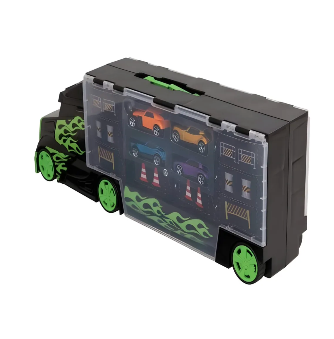 Camion Teamsterz  Transportador + 4 Autos