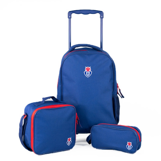 Pack Mochila Trolley U de Chile Fanatikos Moose