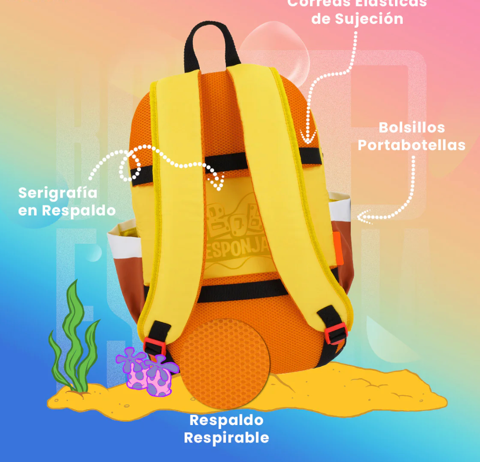 Mochila Bob Esponja Juvenil