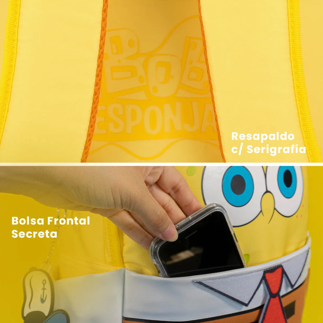 Mochila Bob Esponja Juvenil