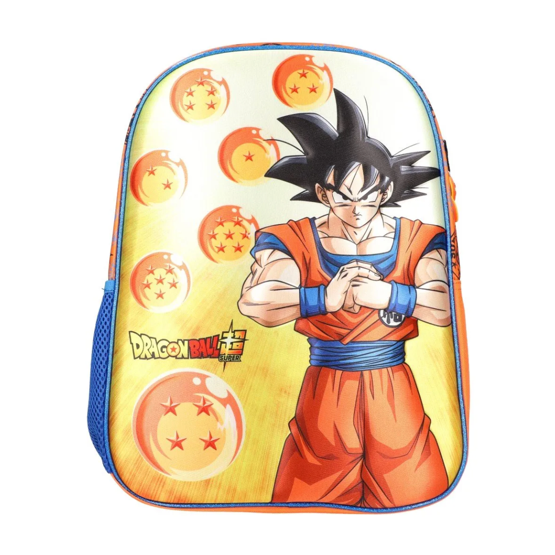 Set 3 en 1 Dragon Ball Super Infantil Azul Naranja