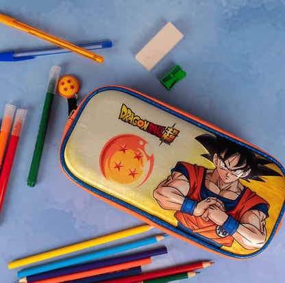 Set 3 en 1 Dragon Ball Super Infantil Azul Naranja