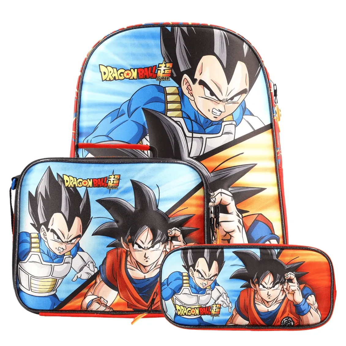 Set 3 en 1 Dragon Ball Super Infantil Azul