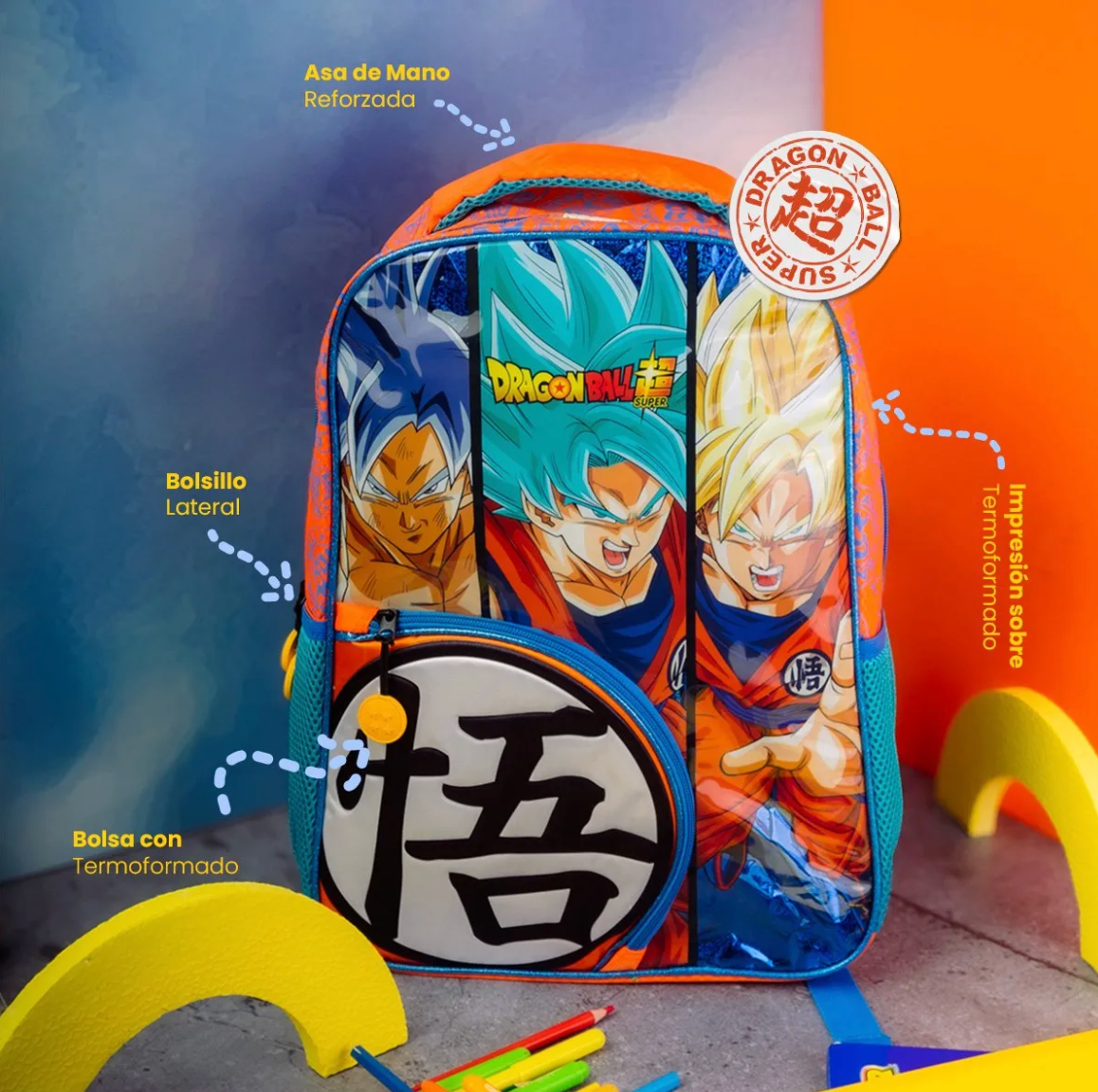 Mochila Dragon Ball Infantil
