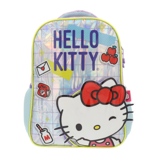 Mochila Hello Kitty Metalizada