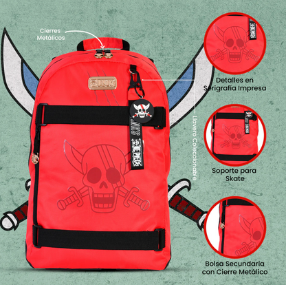 Mochila One Piece Shanks Juvenil