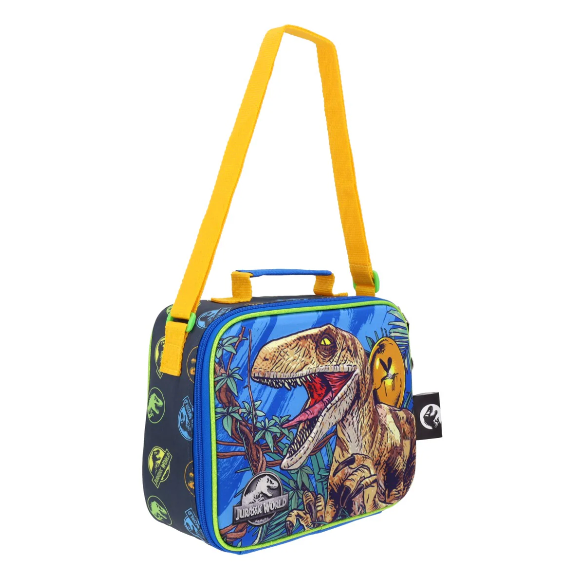 Set Mochila Lonchera y Estuche Jurassic World Dinosaurios Infantil