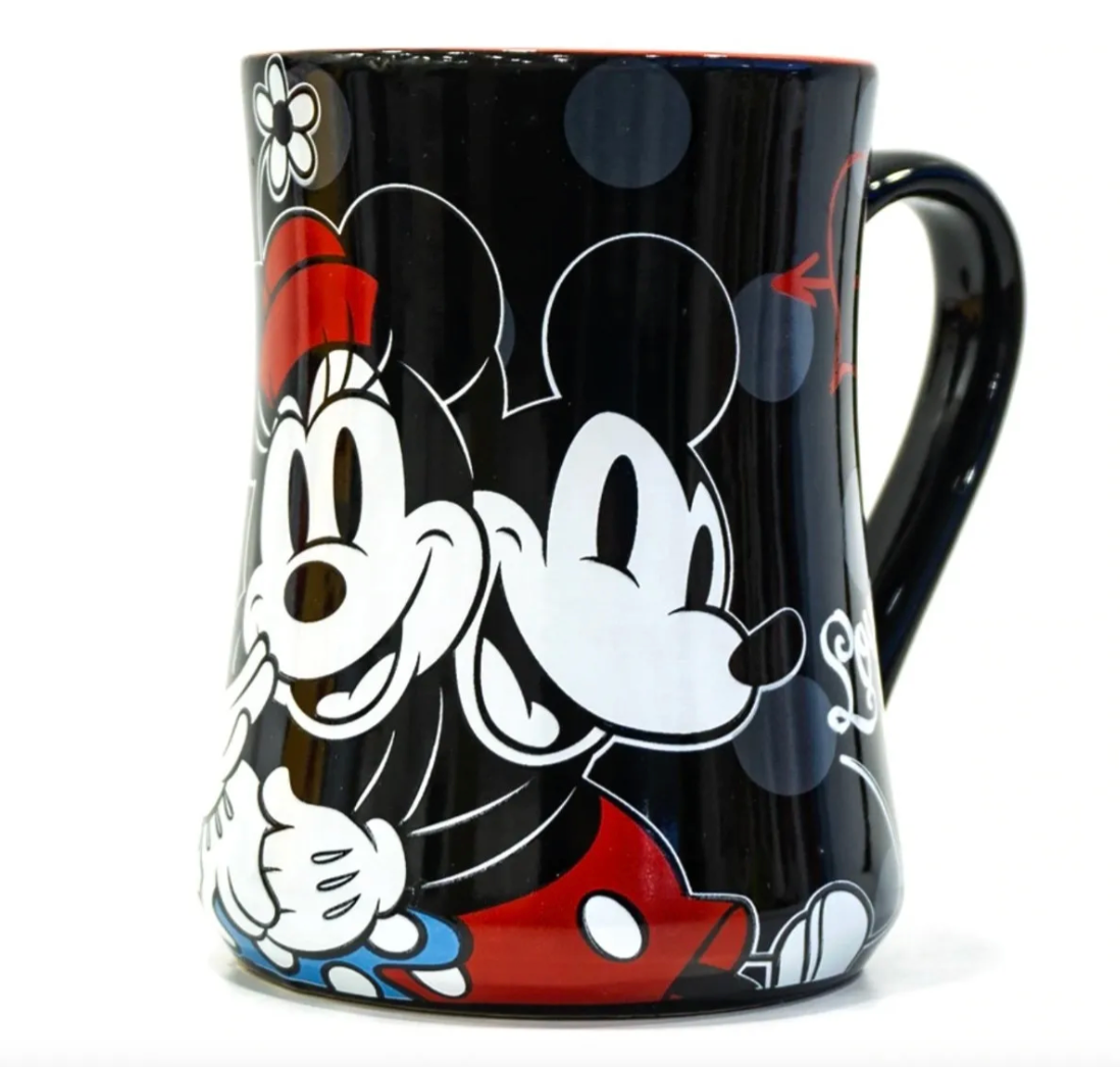 Tazon Grande Mickey 380ml Negro