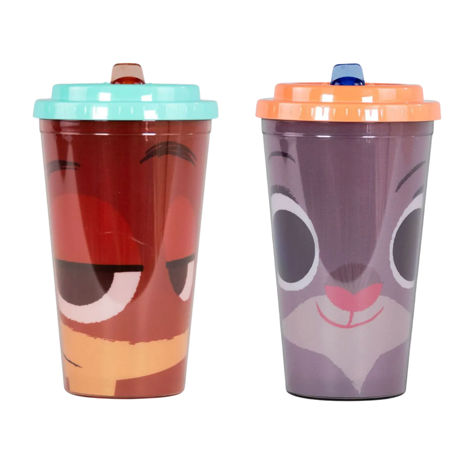 Vaso Doble Pared 450ml Zootopia
