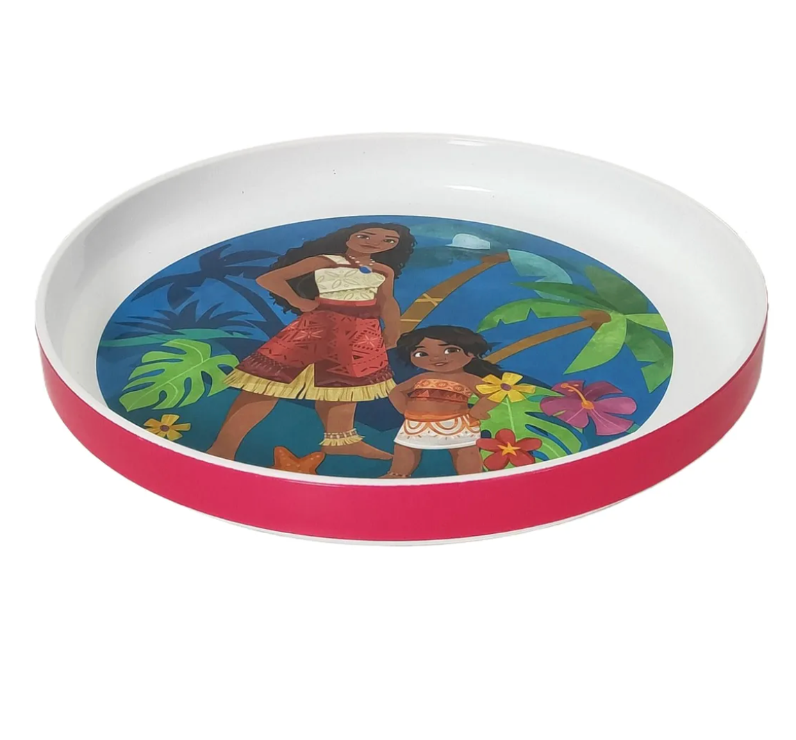 Plato Melamina Antideslizante Princesas Moana