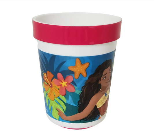 Vaso Melamina Antideslizante Moana Princesas