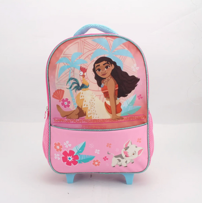 Mochila Infantil con Ruedas 15" Moana