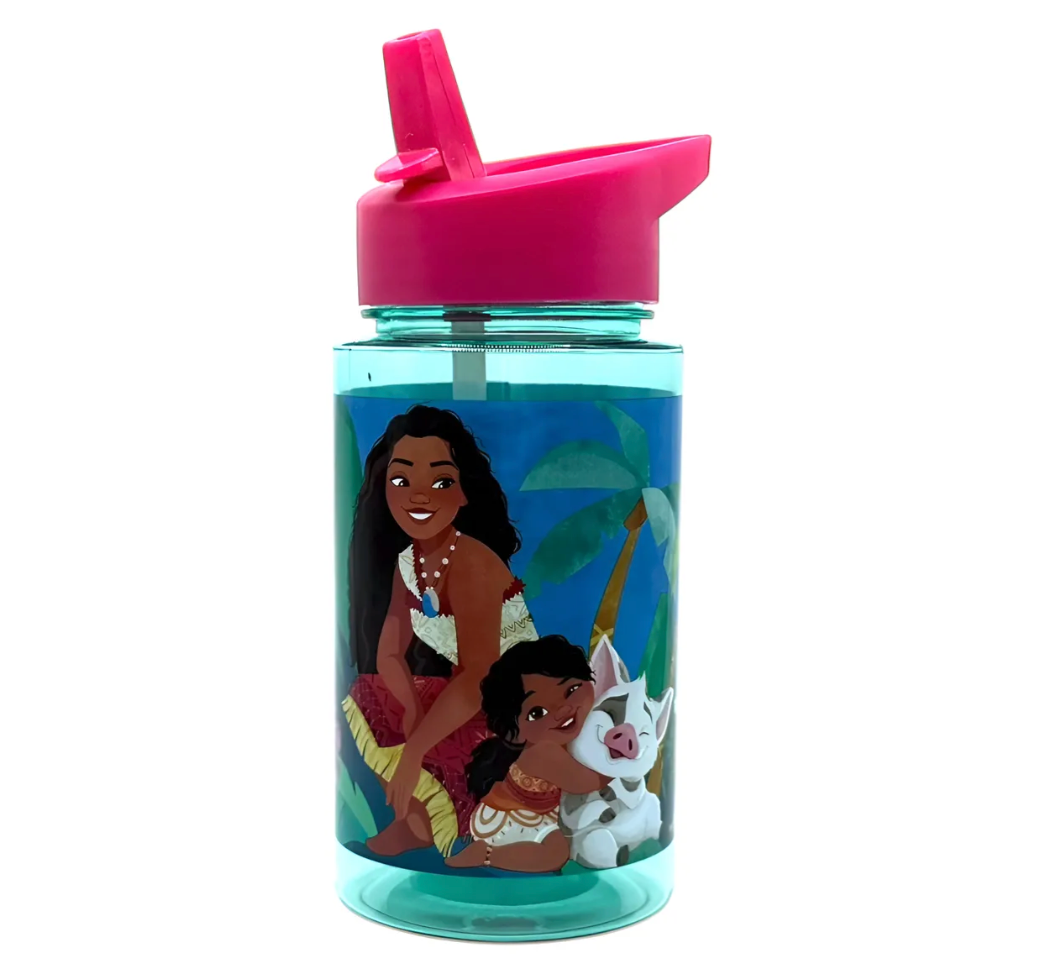 Botella con Bombilla Moana Princesas