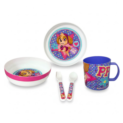 Set Vajilleria 5 Piezas Paw Patrol Skye