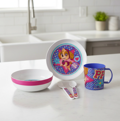 Set Vajilleria 5 Piezas Paw Patrol Skye