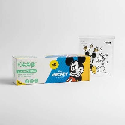 Bolsa Sandwich Mickey 40 Unidades