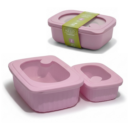 Pack Hermeticos Rectangular Essentials 850 + 380 Ml