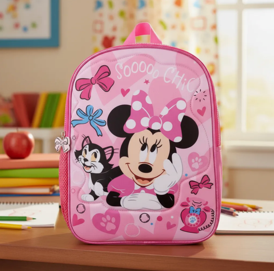 Mochila Infantil Soft Quilt Minnie