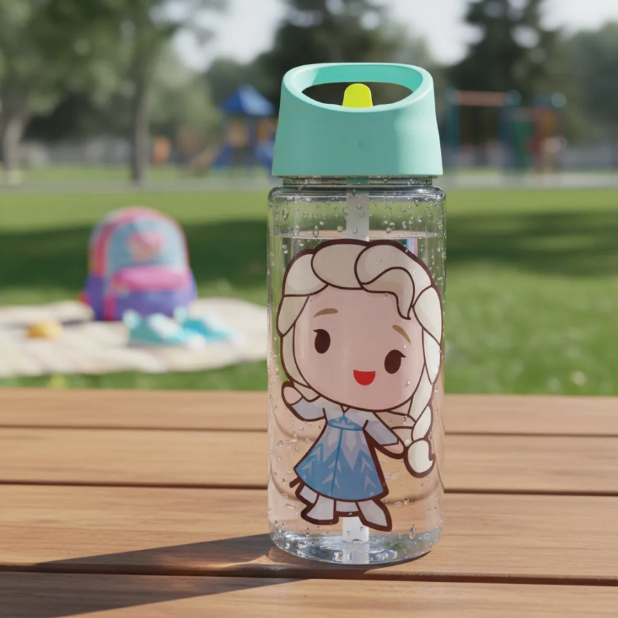 Botella Agua 500ml Frozen