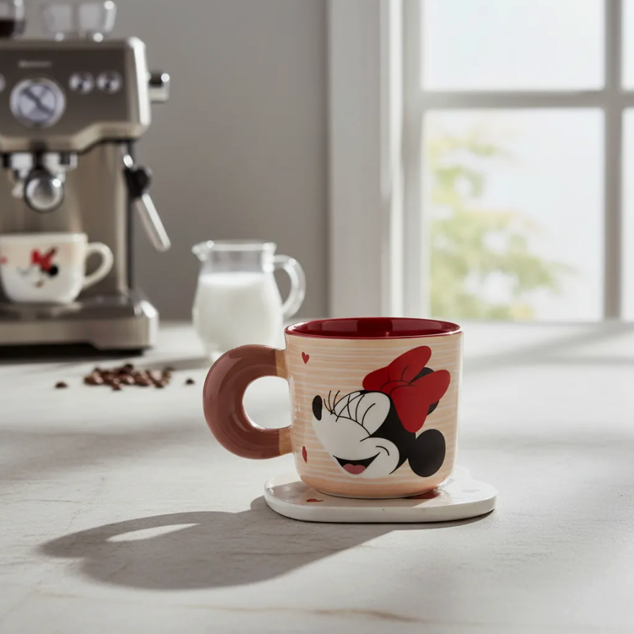Tazon Macchiato Minnie Kiss 380ml Disney Dia de los Enamorados Valentin