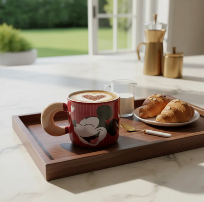 Tazon Macchiato Mickey Kiss 380ml Disney Dia de los Enamorados Valentin