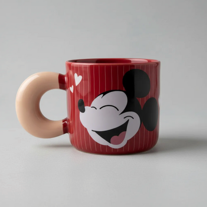 Tazon Macchiato Mickey Kiss 380ml Disney Dia de los Enamorados Valentin