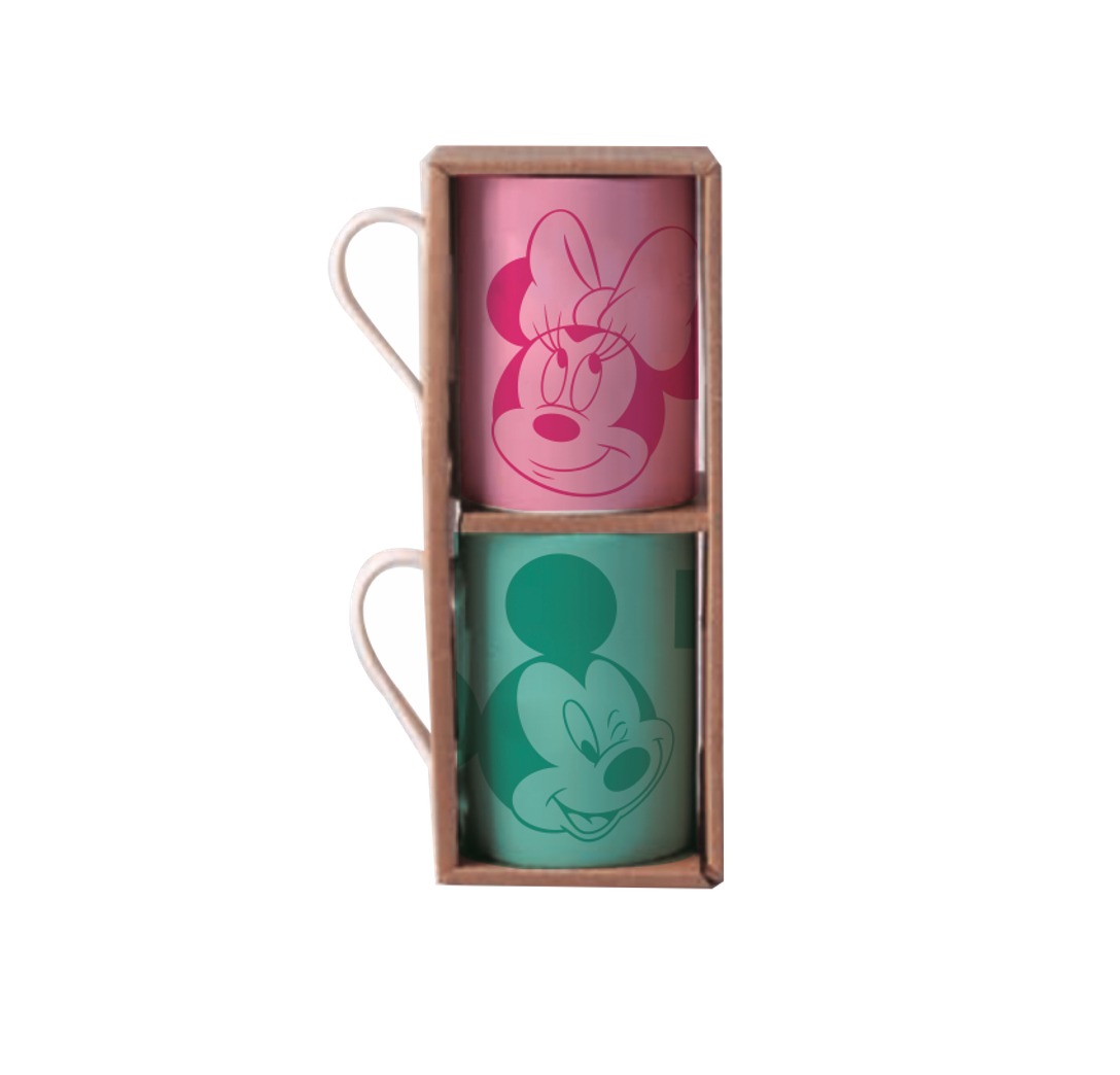 x Mayor Set 2 Tazones Duo 330ml Summer Disney