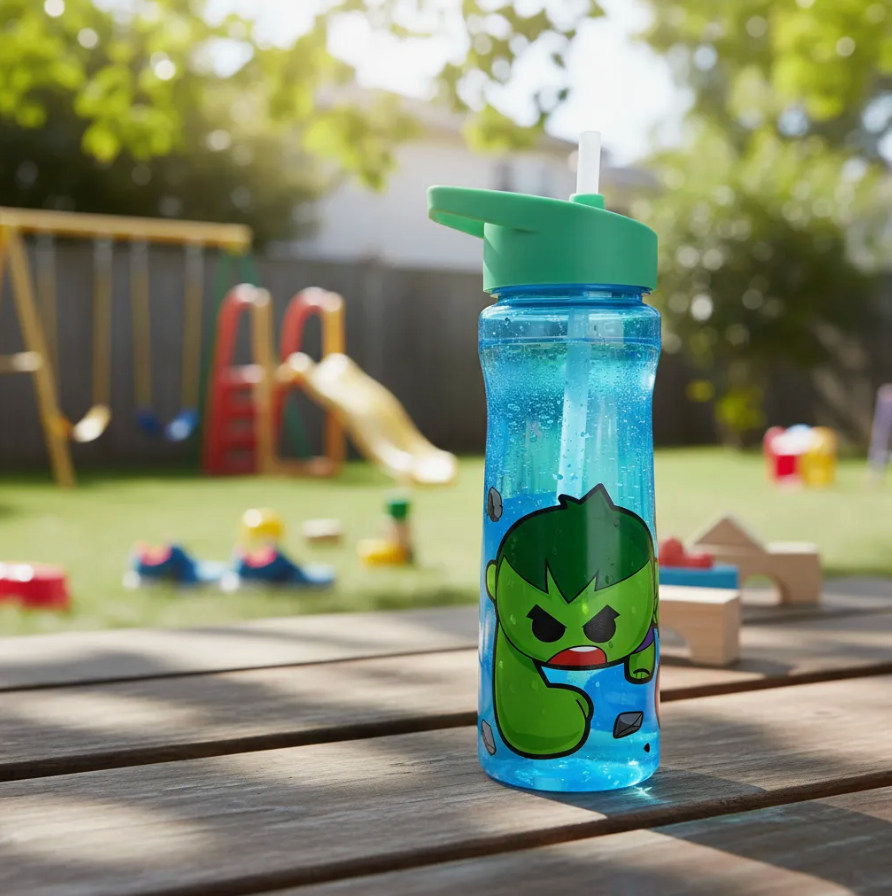 Botella Curva Avengers 600ml