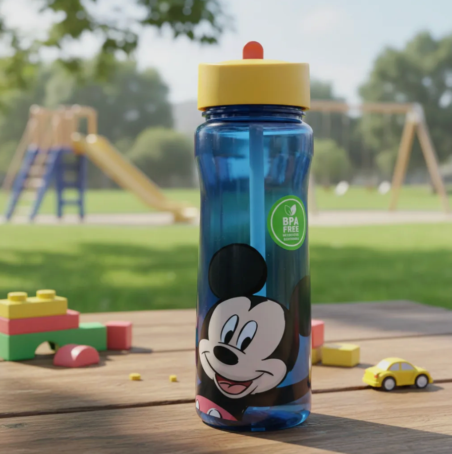 Botella Curva Mickey 600ml