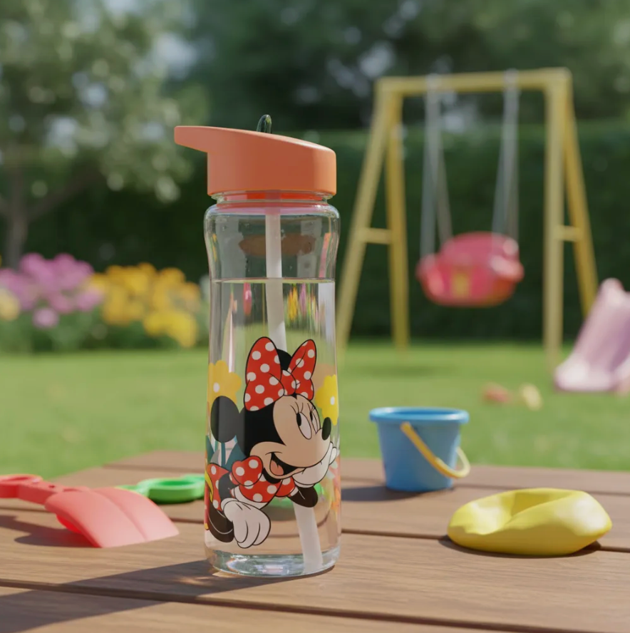 Botella Curva Minnie 600ml