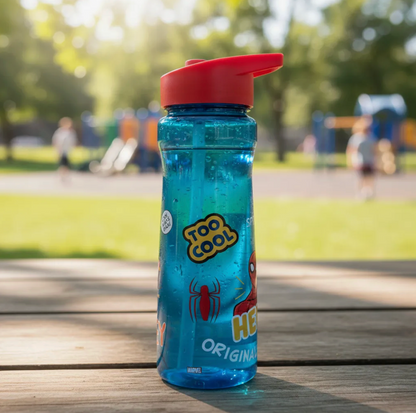 Botella Curva Spiderman 600ml